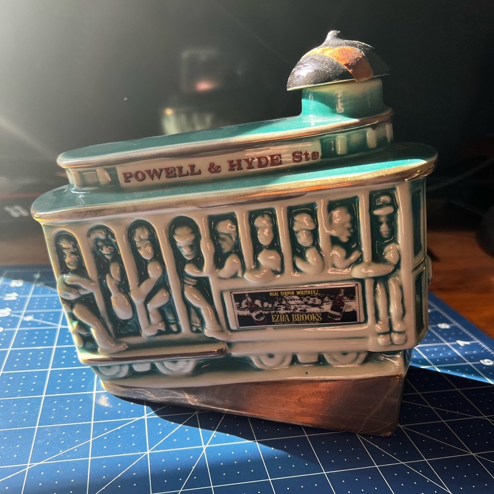 Ezra brooks whiskey decanter